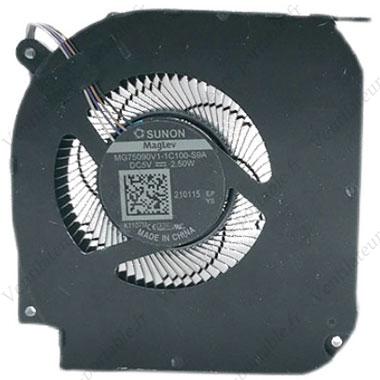 ventilateur Schenker XMG Core 15 Ampere