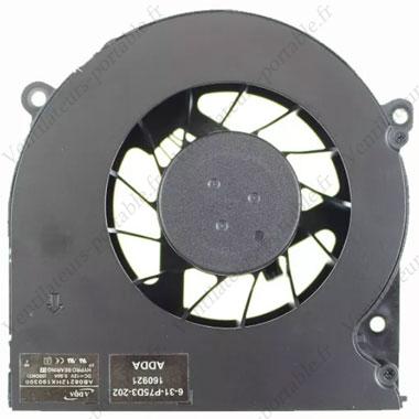 ventilateur Clevo 6-31-P75D3-202