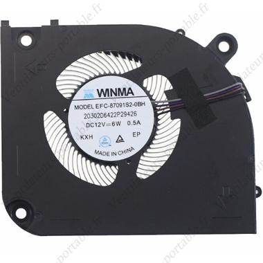 ventilateur Clevo X370xnw